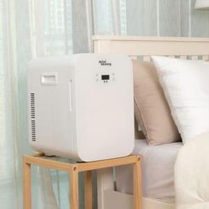 아트박스/미니짱 mz-20 화이트 이동식 미니 소형 화장품 냉온장고