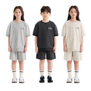 아웃도어 프로덕츠 키즈 상하의 세트 주니어 아동 어린이 반팔 반바지 등교룩 데일리