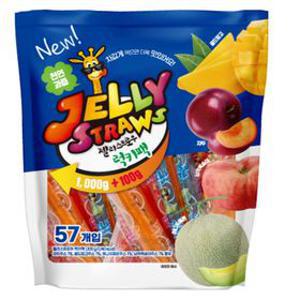 [APP전용] 젤리스트로우 965gX2팩/플러스/럭키백 외  골드망고/자두/납작복숭아/허니듀멜론 혼합팩