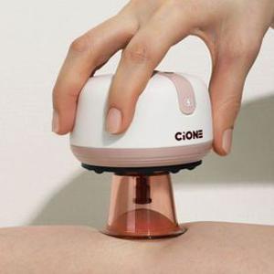 [시오네] 스마트 무선 온열 찜질 부항기+부항컵 세트 (가정용 의료기기)