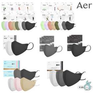 KF94/KF80 피크V 스탠다드 라이트핏 어드밴스드 새부리형마스크 [블랙/화이트/그레이/베이지/그린] [대형/중형/소형]