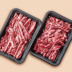 한우 1++등급 갈비살 300g 2팩 쫄깃한 육즙가득