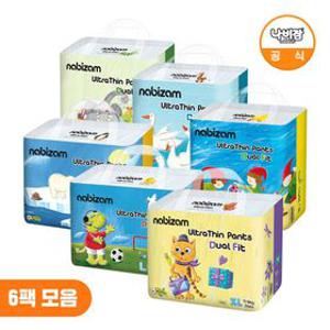 나비잠 기저귀 울트라씬듀얼핏 팬티 6팩