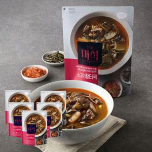 [더 미식] [총 5팩] 소고기장터국 350g (소비기한: 2026년 05월 25일까지)
