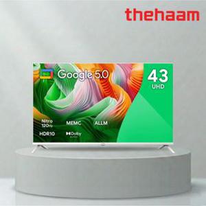 더함 109cm 43인치 스마트 티비 120Hz 화이트 UA431UHD 원룸 오피스텔 신혼가전 TV