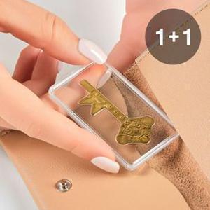 [24K 순금] [2개 구성/개별포장] 순금 행운 황금열쇠 (0.05g) SG-0005-K2