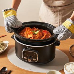 휴빅 계란찜기 맥반석 구운계란 전기 찜기 전골냄비 슬로우 멀티쿠커HB-1400B