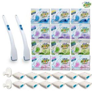 [TV상품](156회/3년치)이지드롭 변기클리너 레몬+라벤더+허브+화이트 M