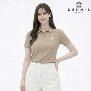 [DENNIS] 26SS신상 여성 소프트 냉감 골조직 반팔 카라티_NARMLTS076