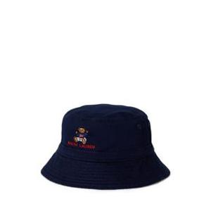 랄프 로렌 베이비 남아 폴로 베어 코튼 트윌 버킷 햇(CWPOHGSIJ420168410)