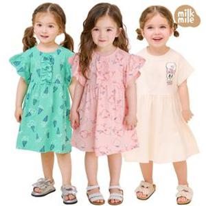 [밀크마일] 여름 원피스 14종 균일 모음/여아원피스/아동원피스/반팔원피스/나시원피스