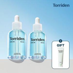 [2종세트] 토리든 다이브인 저분자 히알루론산 세럼 50ml+40ml+(시카 클렌징폼 50ml 증정)