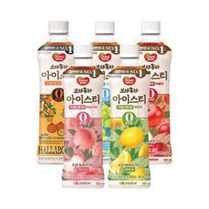 보성홍차 아이스티 제로 5종 복숭아/레몬/애플/샤인머스캣/한라봉 500ml 24개 골라담기