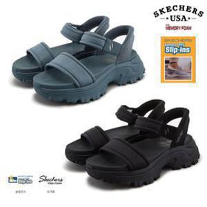 스케쳐스 여성 슬립인스 키높이 샌들 하이라이즈 2종