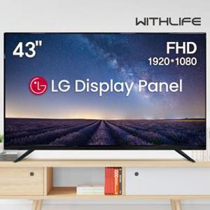 위드라이프 43인치 FHD TV 모니터겸용 대기업정품패널 고화질 LED 에너지1등급티비
