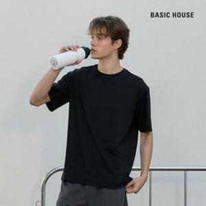 [APP전용] 베이직하우스 쿨브리즈 에어드라이 레귤러핏 라운드 반팔2팩