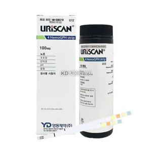 영동제약 유린스틱 4종 100매 소변검사 유리스캔 스트립 당뇨 단백뇨