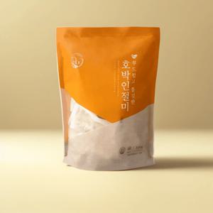 창억떡 호박인절미 개별포장 500g 쫄깃한