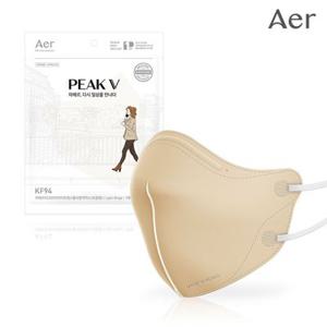 아에르 숨쉬기편한 새부리형 KF94 피크v라이트 마스크 소형/중형/대형 개별포장 50매