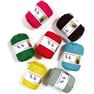 (10+1 이벤트중) 카라 뜨개실 면사 면실 가방 모자 여름