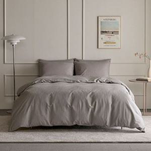 [비밀특가]사계절 구스다운 호텔이불+순면커버 스트라이프 6컬러 SS/Q/K