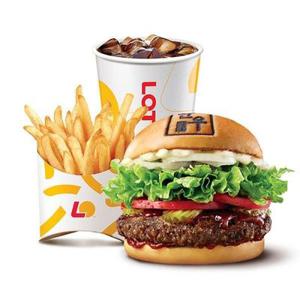 [롯데리아] 한우불고기버거 세트