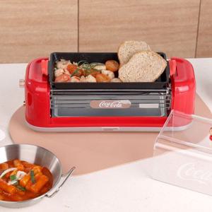 [추가쿠폰+추가적립] 코카콜라 논스틱코팅 3in1 멀티 자동회전 전기그릴 COCO-9002