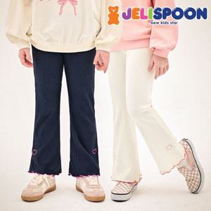 [젤리스푼] 깜찍하트골지부츠컷레깅스