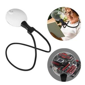 목걸이 확대경 돋보기 대형 원형 손돋보기 할머니 할아버지 효도 생신 선물 독서 10배율 3배율 독서용 육안 검사