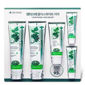 덴티스테 플러스 화이트 치약 세트 160g 2개 + 60g 1개 + ...