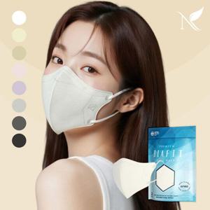 [국산/최신제조] 다이아핏 KF80 새부리형 마스크 100+100입 (파우치형)