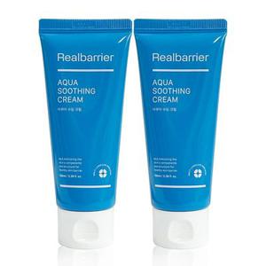 리얼베리어 아쿠아 수딩 크림 100ml 2개 / 히알루론산 쿨링크림 / 여름용 냉장고 수분크림