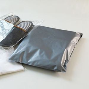 해피락 택배봉투 택배포장지 포장비닐 쇼핑몰 의류 접착 HDPE 은색 40x50+4cm 100장