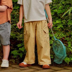 [밀리밤] 이랜드 키즈 밀리밤 등원룩 기본 일자아이좋아 카고 긴바지 MLTC2442Z_7358