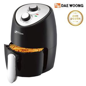 대웅 2L 간편조작 바스켓형 에어프라이기 DWAF-0020WS / 에어프라이어