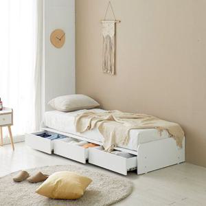 르마인 무헤드 3단서랍 빅수납 미니싱글침대_프레임만(매트별도) MS