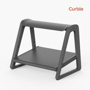 커블 발받침대 풋레스트 책상 의자 사무실 2단(아이보리) 커버미포함