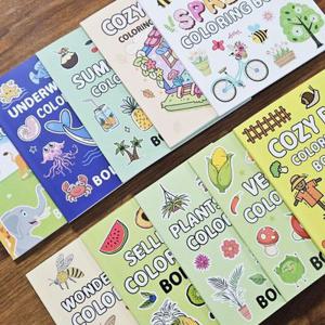 어르신 색칠공부 시니어 쉬운 컬러링북 미술 취미 그림 도안