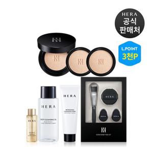 [4적립]블랙쿠션 파운데이션 디럭스 (본품15g+리필15gx2)(+ L.POINT 3천점)