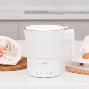 이지 전기포트C 휴대용 분유포트 접이식 여행용 햇반 커피포트 올스텐 포트기 아이보리