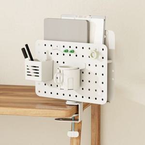 파티션 화이트 풀세트 페그보드 타공판 스틸 ROT-006WH 책꽃이 회전형