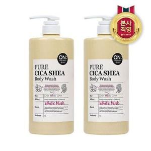 [포토리뷰1,000P]온더바디 퓨어시카쉐어 바디워시 머스크향 1000ml x 2개