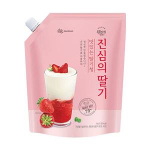 복음자리 진심의 딸기청 1kg (냉장)