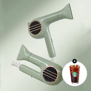 [추가쿠폰] JMW 가벼운 1700W 접이식 BLDC 항공모터 드라이기 에어플립 레트로그린