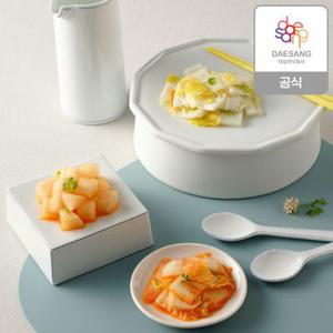 어린이 한입김치 1kg+1kg (깍두기, 배추김치, 백김치) 골라담기