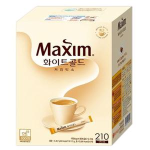 동서 맥심 화이트골드 커피믹스, 210개입, 1개