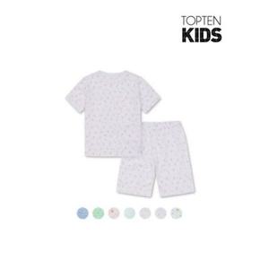 [패션플러스][탑텐키즈][탑텐키즈]공용 반소매 라운지 세트_MKC2UI3002