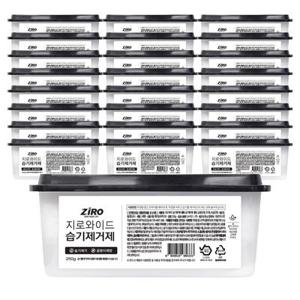 ZIRO 지로 와이드 습기제거제 대용량 제습제 250g, 24개