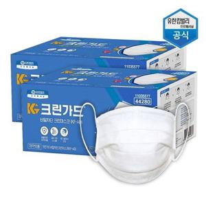 [하프클럽]크린가드 비말차단 크린마스크 KF-AD 100매 44280