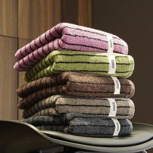 4P 40수 선염타월 국내생산 170g 핀스트라이프